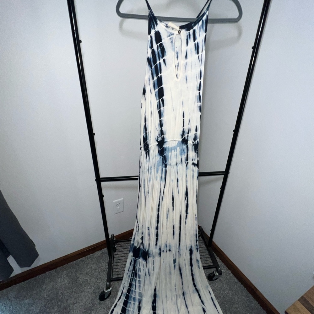 1.4.3. Story by Line Up Navy and White Maxi Dress